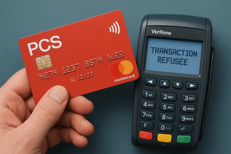 Recharge PCS ne fonctionne pas
